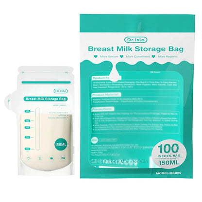MAMIJOY 10/30/100Pcs 150ML Breast Milk Storage Bags