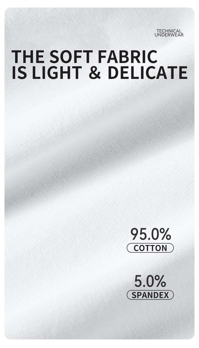 MiiOW Men's Cotton Underwear Set - Cozy Boxer Briefs - ShopHub