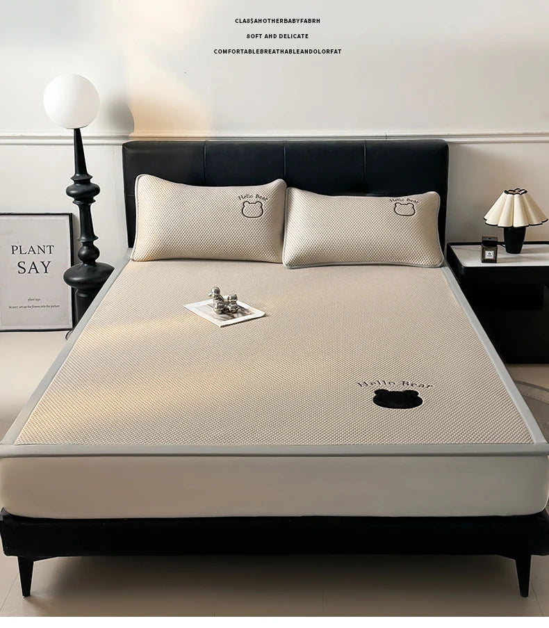 Stay Cool this Summer with Our Premium Cooling Rattan Bed Mat Set