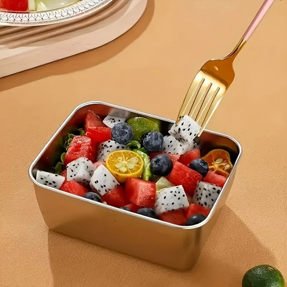6Pcs Stainless Steel Food Containers - ShopHub