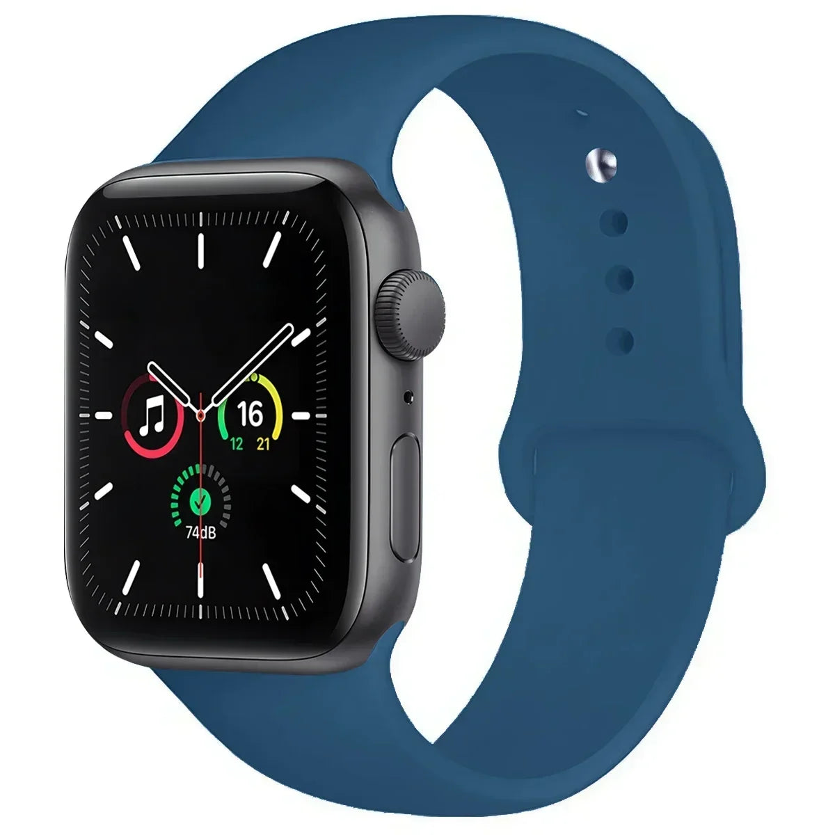 Silicone Replacement Strap for Apple Watch Series (38mm - 42mm) (available in 45 colours) Habicare