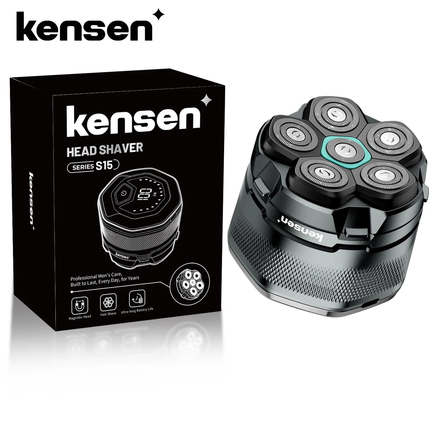 KENSEN S15 Electric Head Shaver