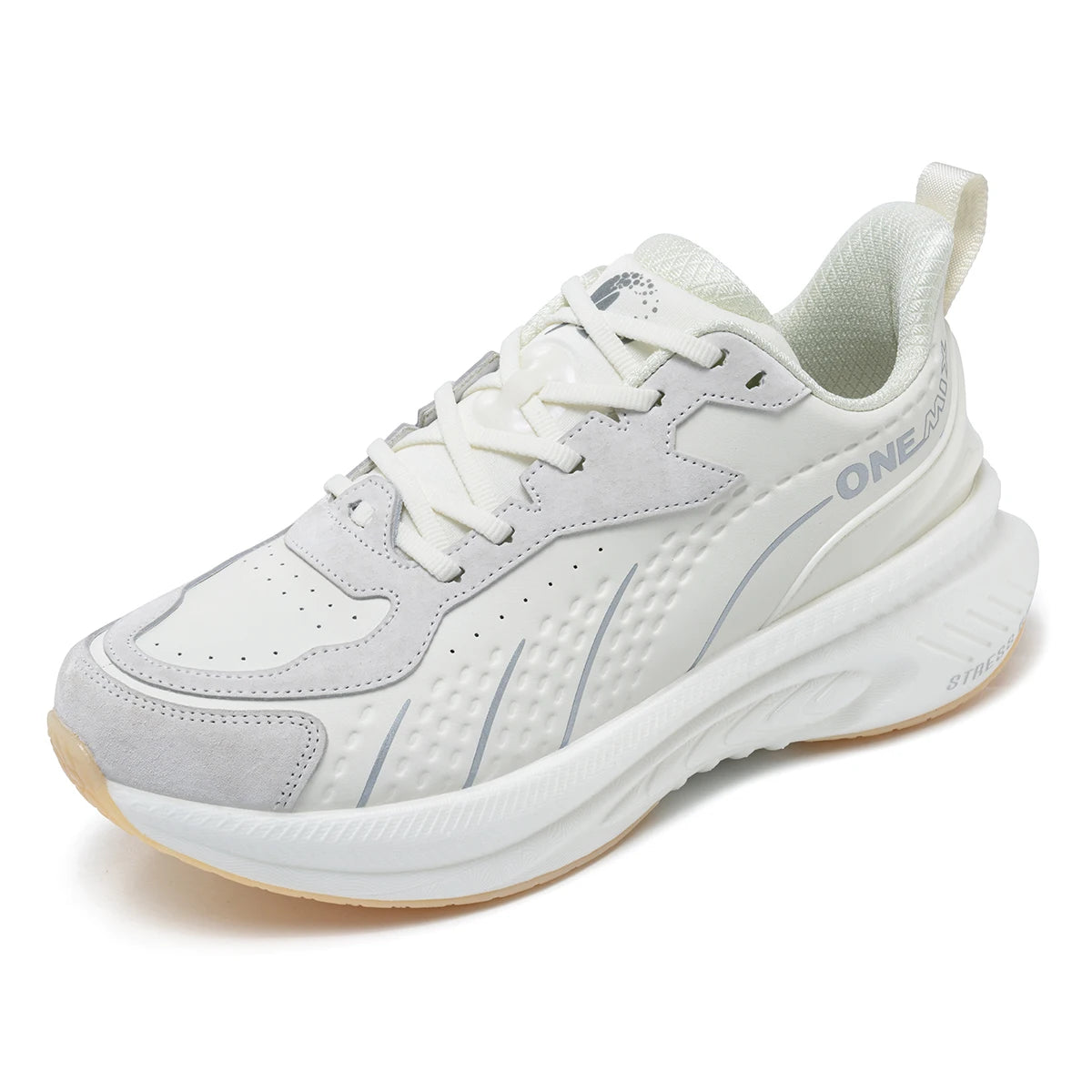 ONEMIX Black Leather Training Running Shoes