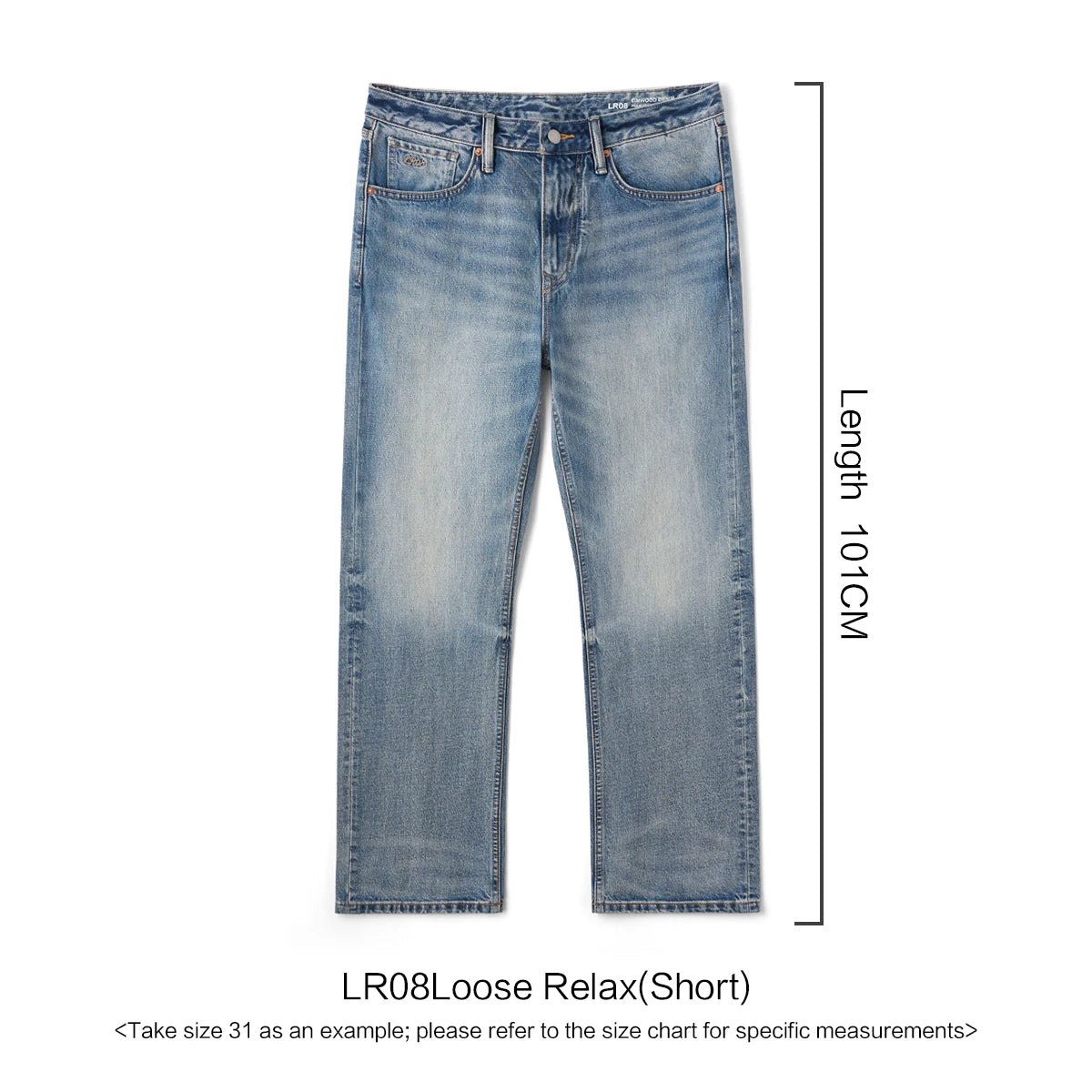 SIMWOOD Loose Relax 13.5oz Heavyweight Washed Vintage Jeans