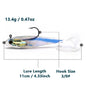 Habicare soft fishing lures with lead head jigs in various colors, designed for bass and trout fishing.