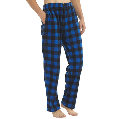 Men's Fleece Pajama Pants - Soft, Warm, and Stylish Sleep Bottoms with Pockets