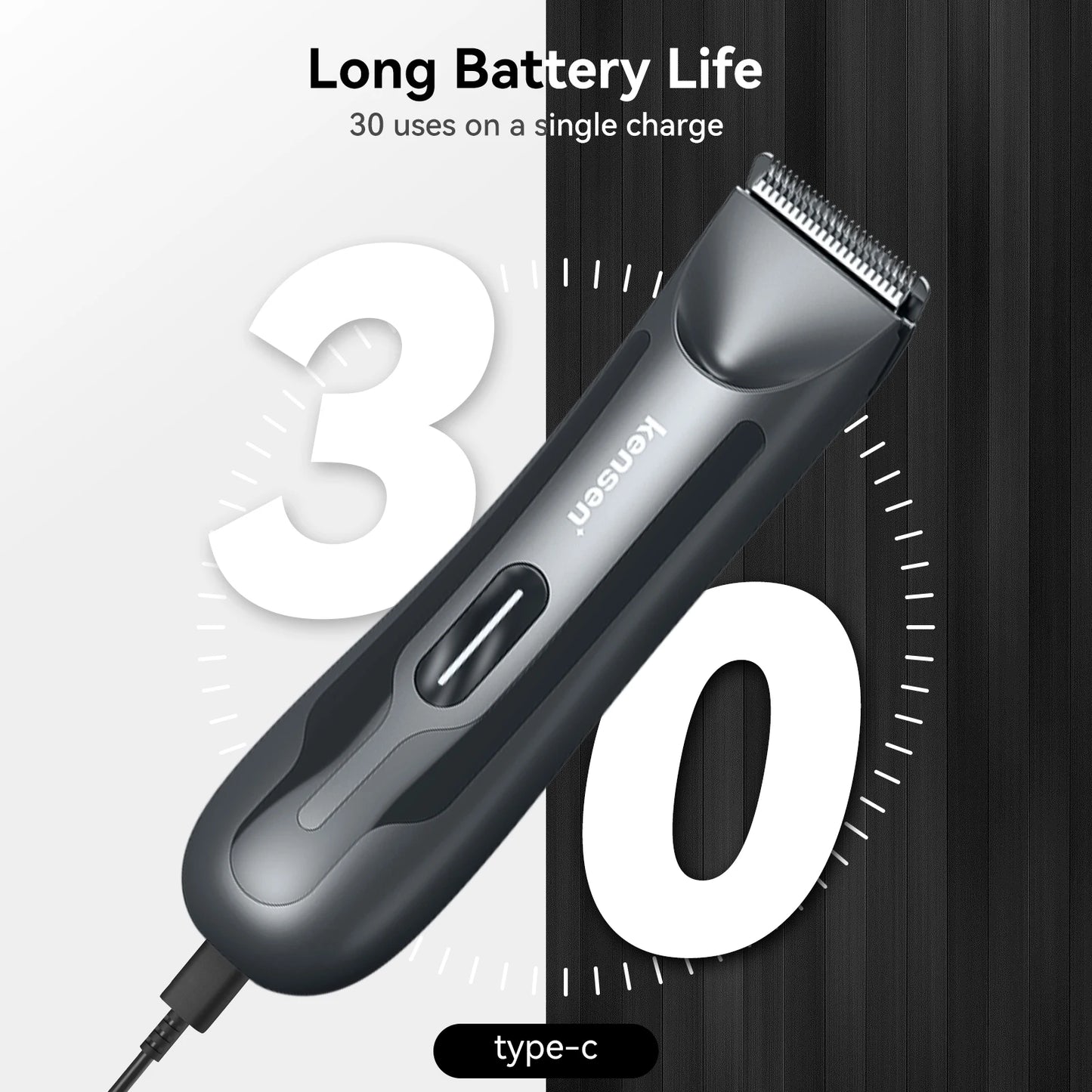 Kensen S10 Electric Groin Hair Trimmer
