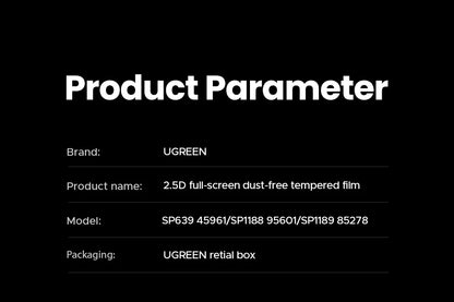 UGREEN Dust-free Screen Protector – Premium Protection for iPhone 18, 17, & Pro Max