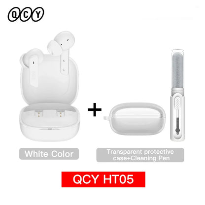 QCY HT05 ANC Wireless Earbuds - TWS Bluetooth 5.2 with 40dB Active Noise Cancellation and In-Ear Mics - ShopHub