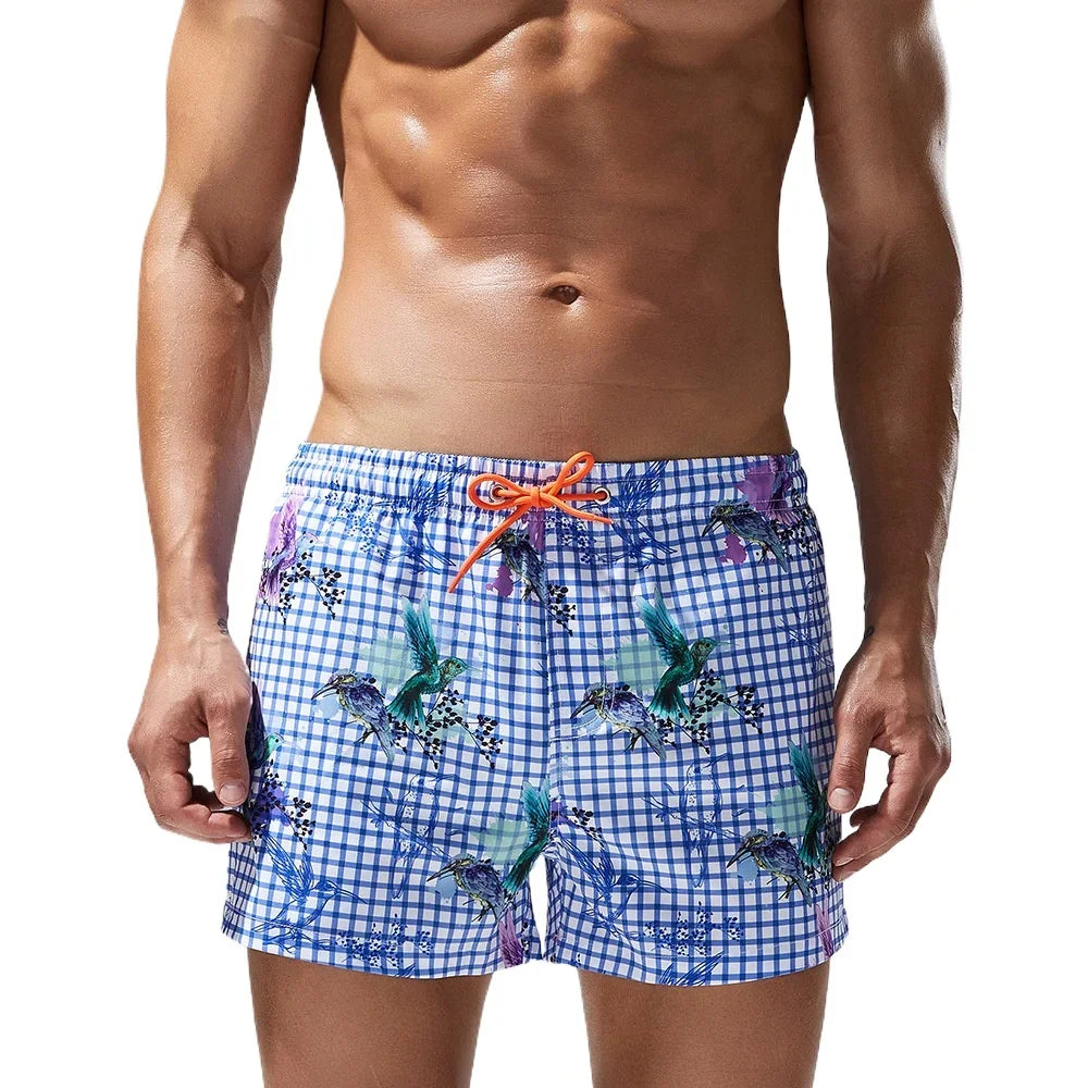 S101 Printed Quick-Dry Boardshorts | Unlined
