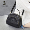 FOXER Brand Genuine Leather Top-handle Bag Women's Shoulder Bag 2026 New Chic Female Shell Bag Luxury Brand Crossbody Purse