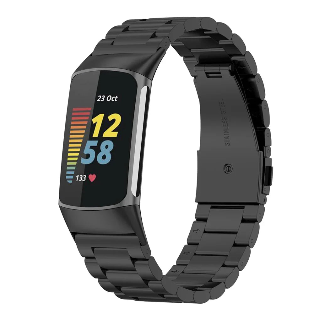 Stainless Steel Strap for the Fitbit Charge 5/6 Series (4 colours available) Habicare