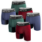 6 Pcs Bamboo Men's Boxers Breathable Underwear Plus Size Fashion Boxershorts - ShopHub