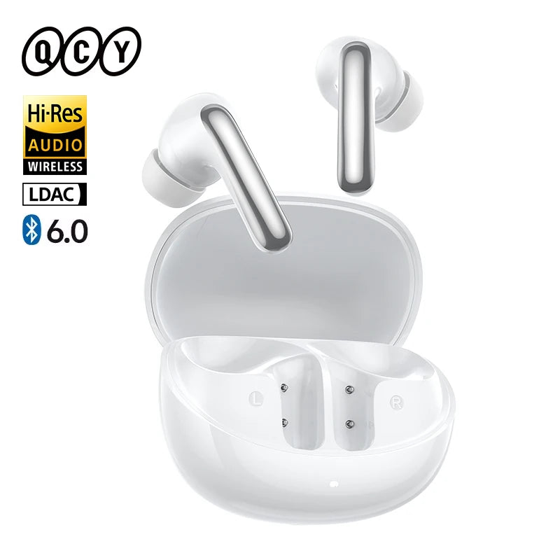 Immerse Yourself with QCY Melobuds N60 Wireless Earphones - Dual Driver, Hi-Res Audio with ANC