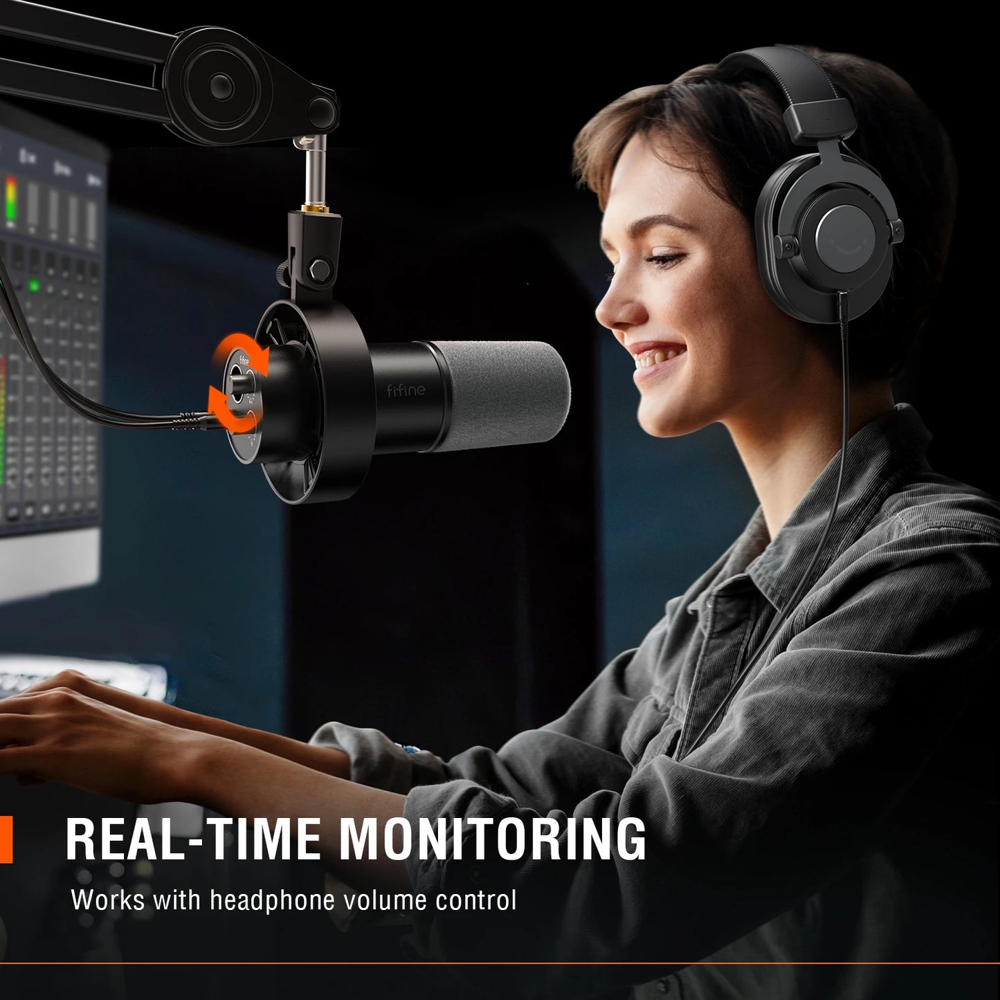 FIFINE Dynamic USB Microphone – Elevate Your Recording Experience