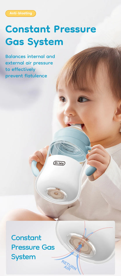 MAMIJOY Baby Glass Bottle High 80/160/240ml Borosilicate Wide-mouthed