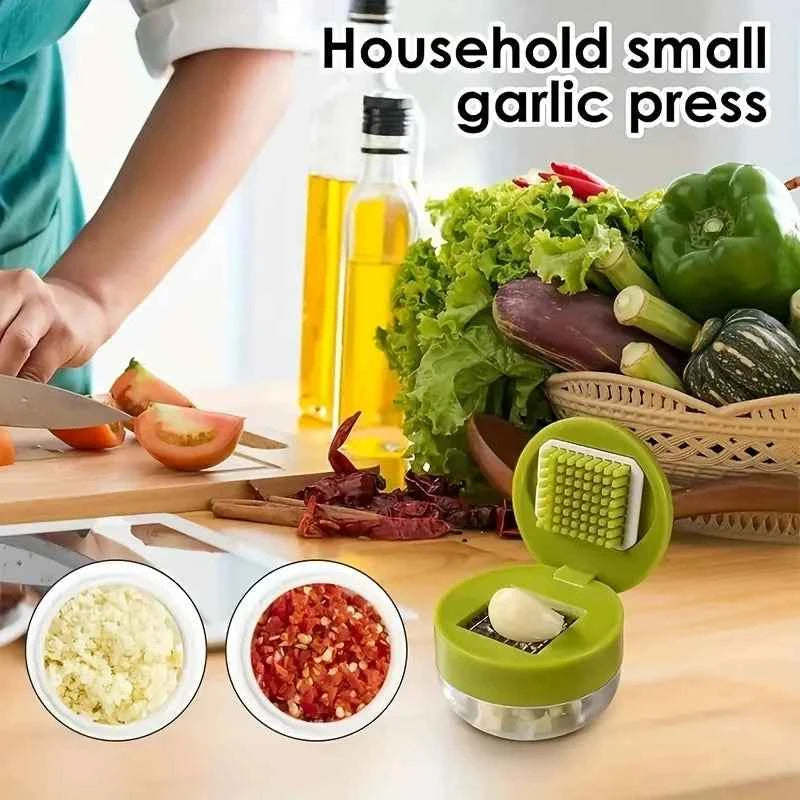 1Pc Manual Garlic Press Crusher Mincer Ginger Squeezer Kitchen Accessories Gadgets Tools Home Cooking Camping BBQ Chopper