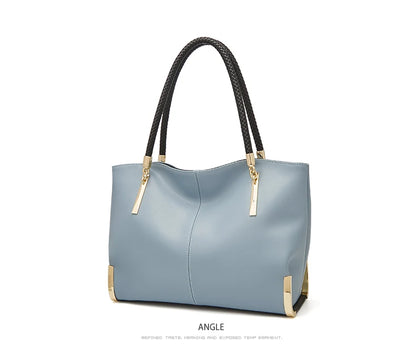FOXER Genuine Leather Lady's Handbag Elegant Luxury Design Women Shoulder Bag Large Capacity Tote Bag Best Gift for Mom,Wife