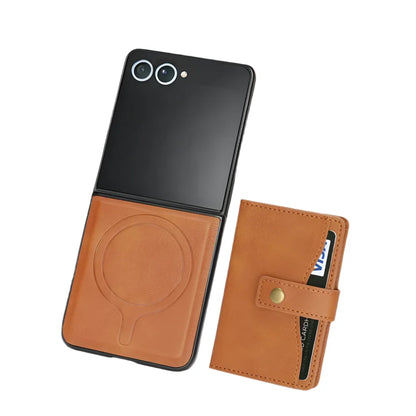 Wallet Leather Case for the Samsung Galaxy Z Flip7 (4 colours available) Habicare