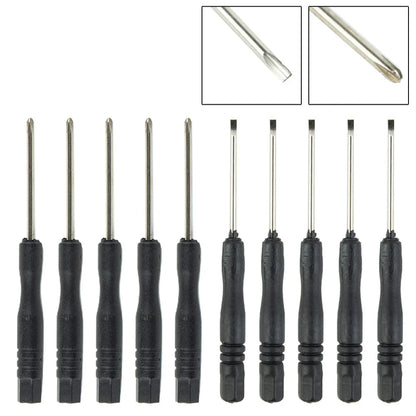 Mini Slotted & Cross Screwdriver Set – 3,22"  / 2mm (10Pcs) Habicare