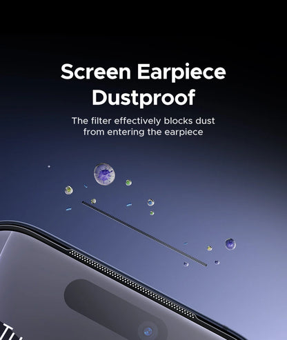 UGREEN Automatic Dust-free Screen Protector for iPhone 17 Pro Max, 16 Pro & More—2 Pack