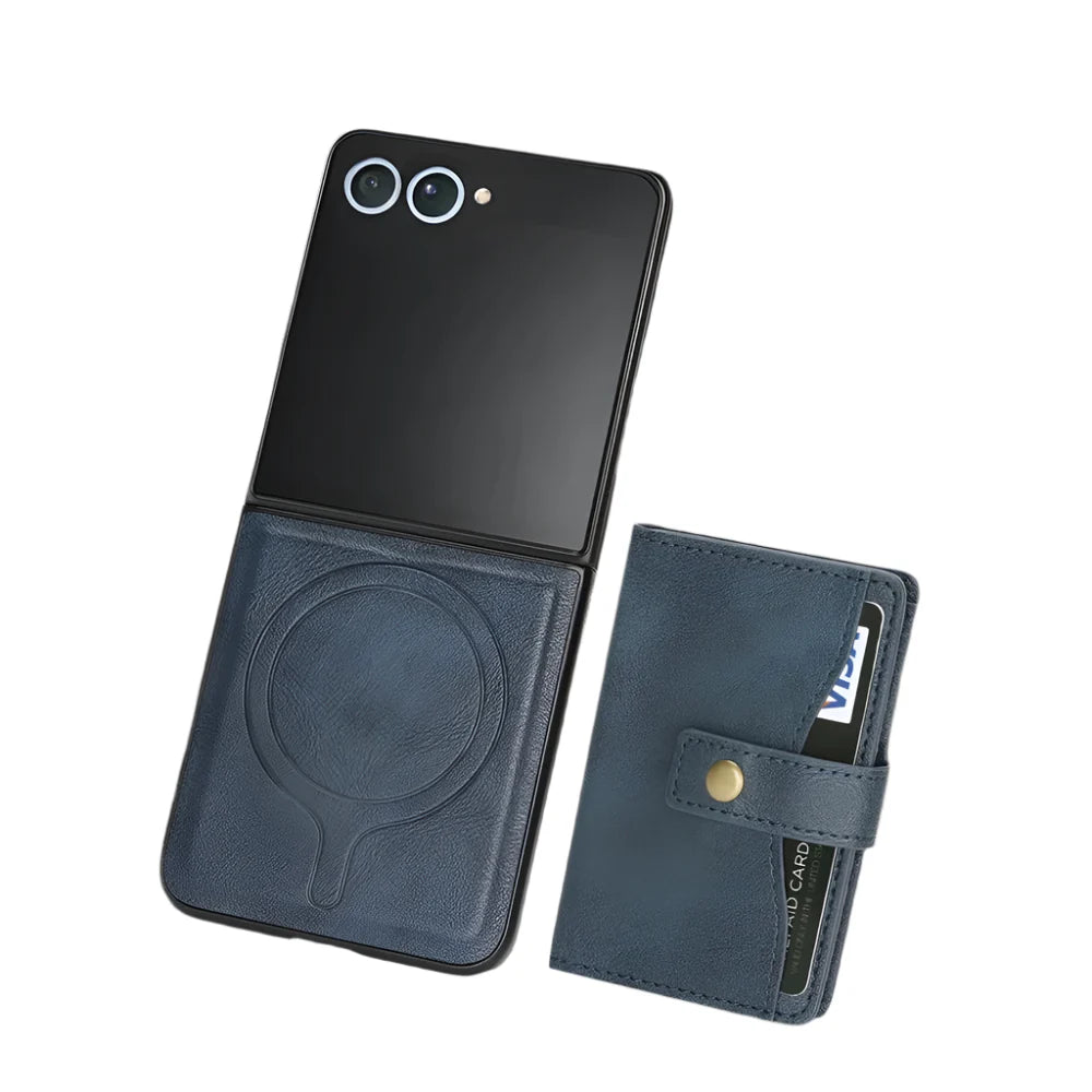 Wallet Leather Case for the Samsung Galaxy Z Flip7 (4 colours available) Habicare