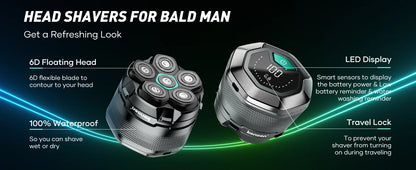 KENSEN S15 Electric Head Shaver