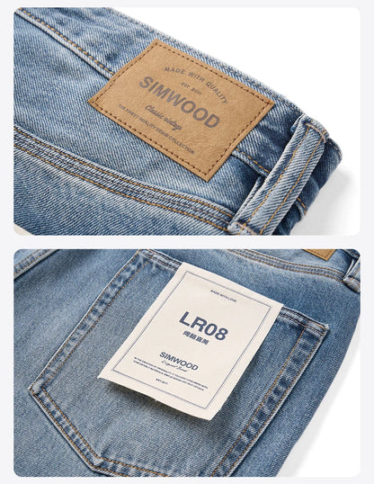 SIMWOOD Loose Relax 13.5oz Heavyweight Washed Vintage Jeans