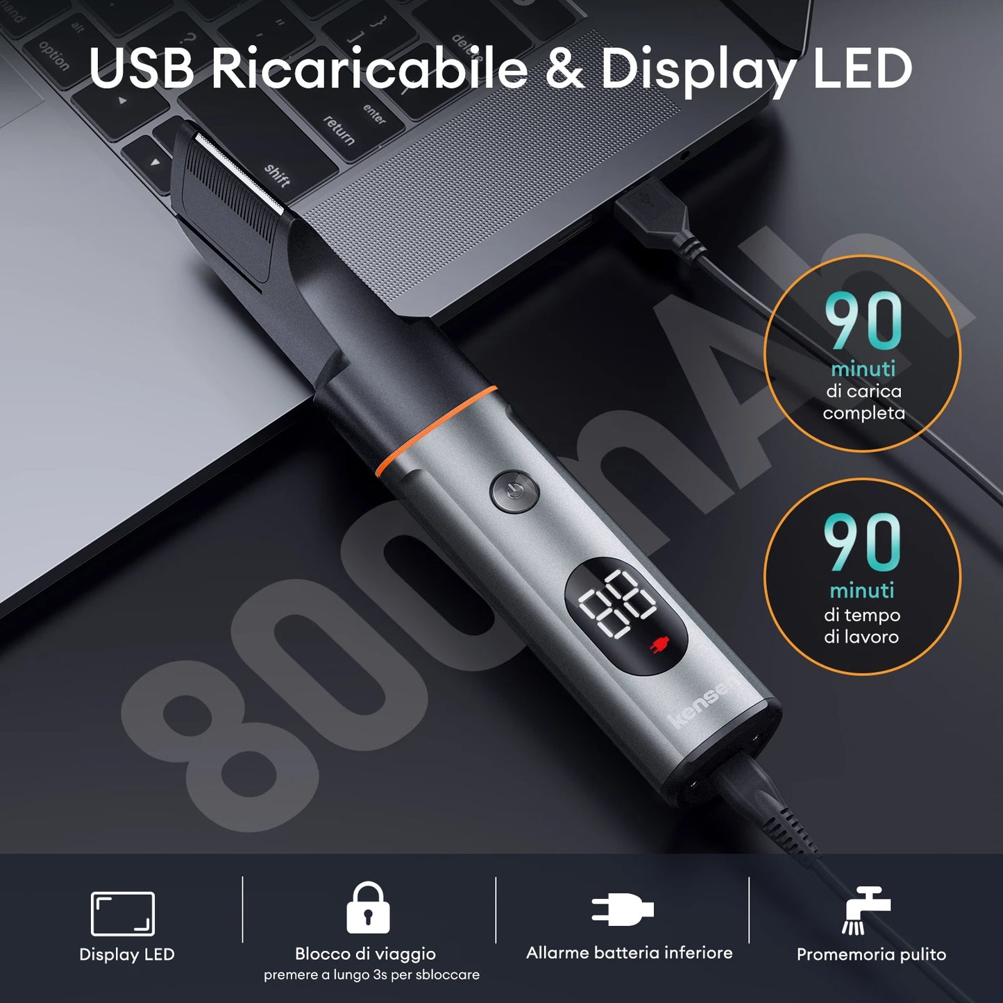 Kensen S16 Professional Body Hair Trimmer Kit