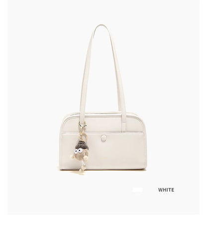 FOXER Female Shoulder Bag PU Leather Cross Body Bag 2026 New Fashion Messenger Bag Large Capacity Commute Daliy