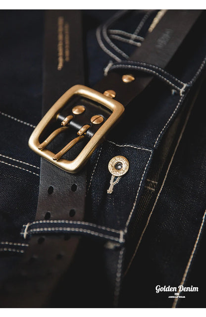 Maden Vintage 15oz Embroidered Denim Jeans