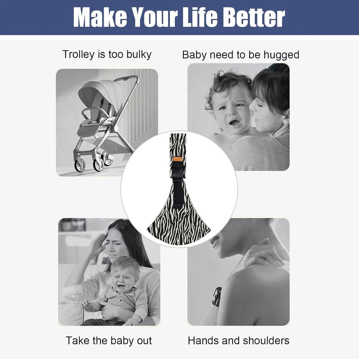 Baby Carrier Newborn Crossbody Wrap Baby Bag Accessories Toddler Hip-seat Adjustable Portable Sling Bags for Travel Infant Wrap