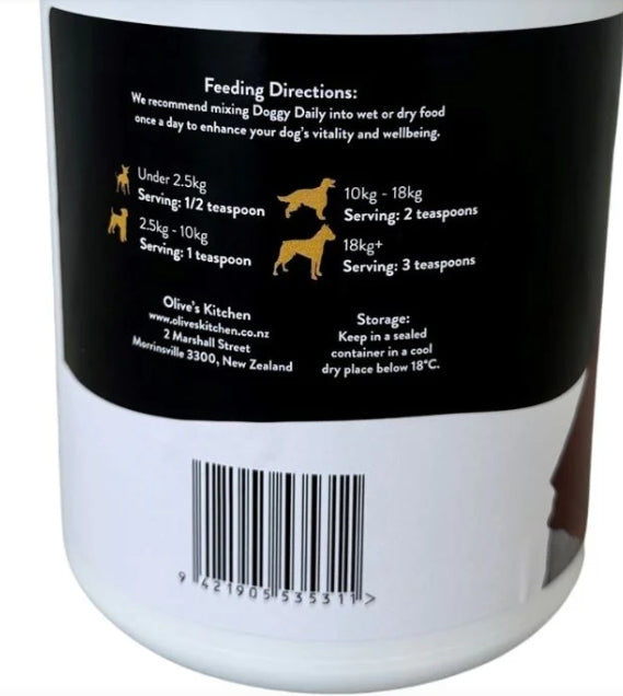Doggy Daily Immunity Boost Supplement - 250g Animal Addiction Limited
