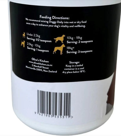 Doggy Daily Immunity Boost Supplement - 250g Animal Addiction Limited