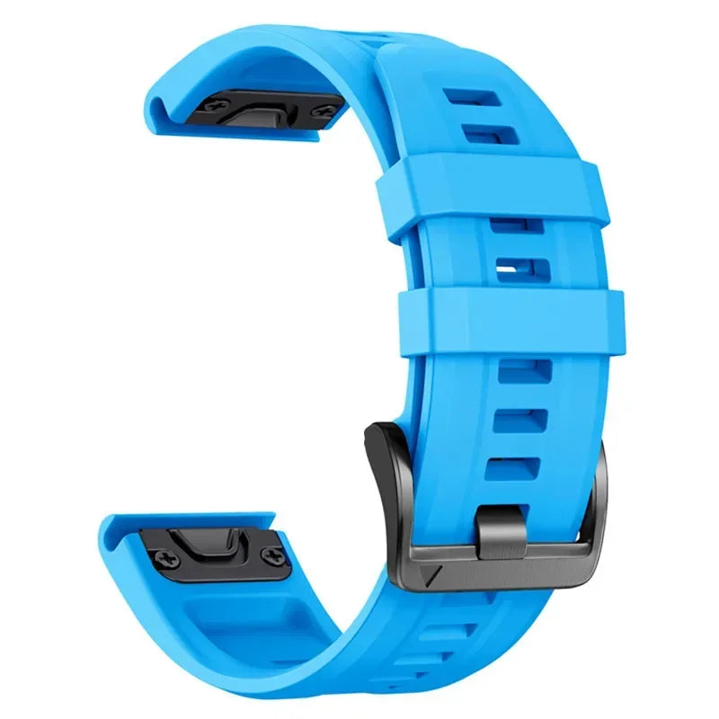 Quickfit Silicone Strap for the Garmin Watch Series (available of various range of models and 46 colours) Habicare