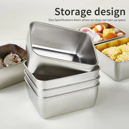 Stainless Steel Food Storage Container with Lid - ShopHub