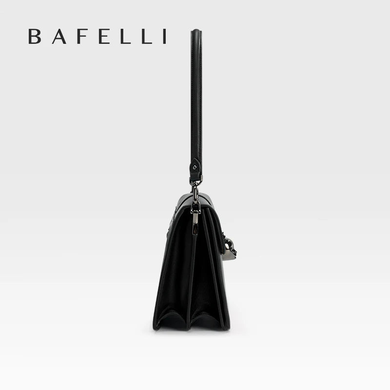 BAFELLI Full-Leather Square Shoulder Bag