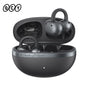 QCY CT06 Open Ear Wireless Earbuds with 4-Mic Calls and Bass Boost - Bluetooth 6.0 Clip-On Sports Headphones with 35 Hours Playtime - ShopHub