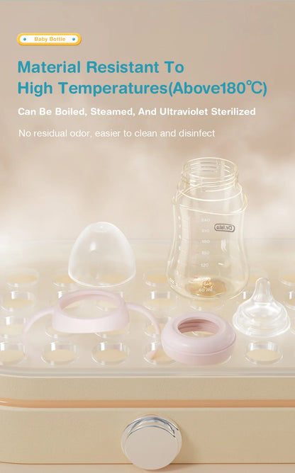 Dr.Isla Baby Bottle 160/240/300ml — Safe, Durable Feeding for Newborns to Toddlers