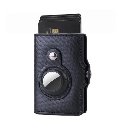 Airtag Wallet Rfid Credit Card Holder Luxury Men Women Bank Cardholder Case Wallet Money Bag Purse For Apple Air Tag Tracker