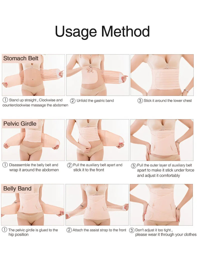 3in1 Postpartum Belly Band & Support
