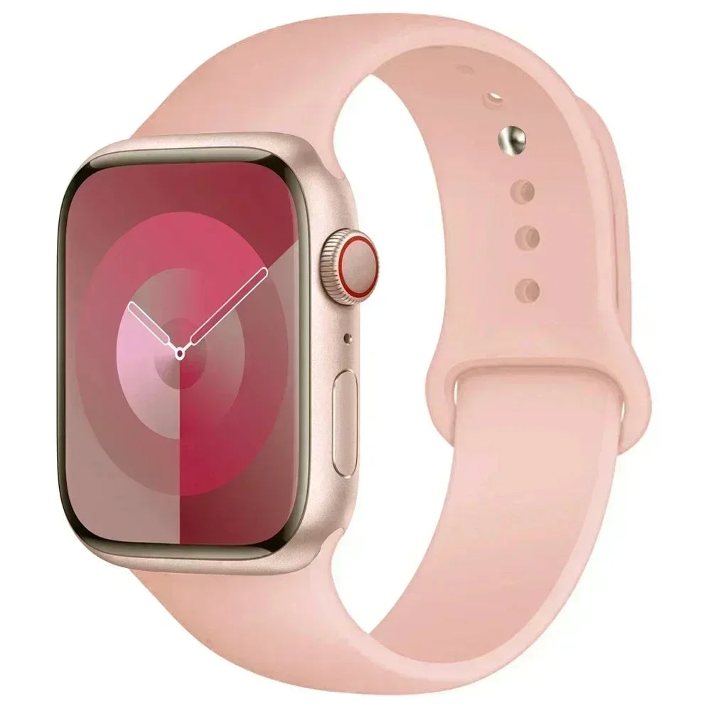 Silicone Replacement Strap for Apple Watch Series (38mm - 42mm) (available in 45 colours) Habicare