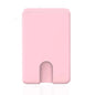 Minimalist Card Holder Sticky Phone Wallet Slim Bank Credit Cardholder Phone Card Case Silicone Compatible for Iphone Android