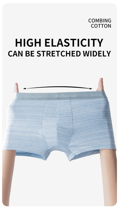 MiiOW Men's Cotton Boxershorts - 3Pcs Set - ShopHub