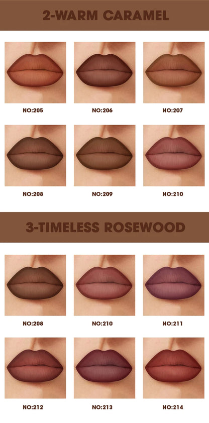 6 PCS/SET Ultra-Fine Wood Lip Liner Set