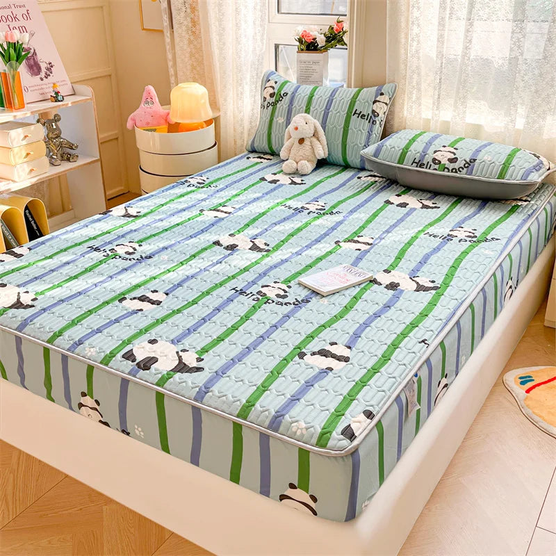 Transform Your Sleep with Our Cooling Summer Bed Mat & Pillowcase Set