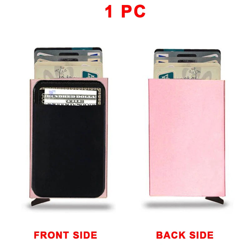 Multi Bank Credit Card Holder Men's Wallet RFID Business Anti-theft Slim Thin Wallet Men Money Card Bag Male Purses Walet Fo Men