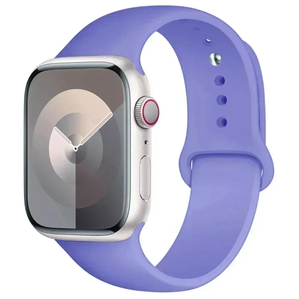 Silicone Replacement Strap for Apple Watch Series (38mm - 42mm) (available in 45 colours) Habicare
