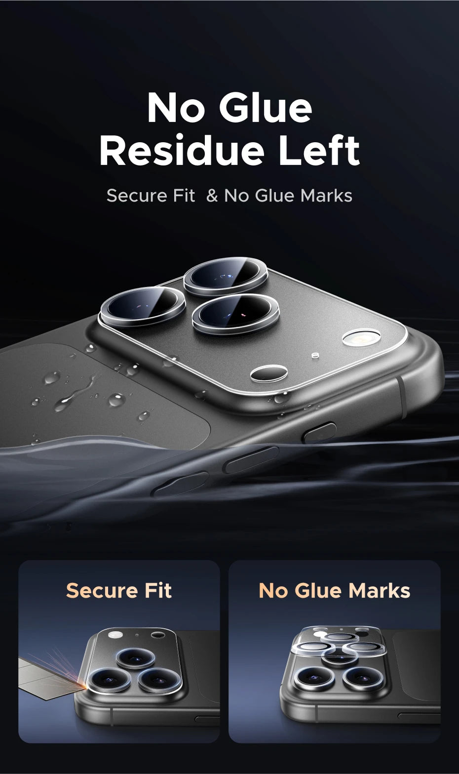 UGREEN Camera Lens Protector for iPhone 17 Models