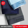 MiiOW Men's Ice Silk Boxer Shorts — Breathable 3-Pack
